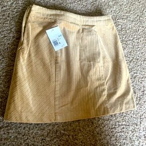 Forever 21, Corduroy, tan skirt,  Size small.